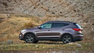 Испытания нового Hyundai Santa Fe на армянских дорогах