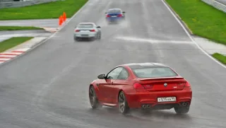 Тест BMW M6 Gran Coupe на Moscow Raceway