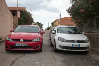 Test drive Volkswagen Golf VII: everything is within reach