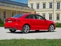 We go around the three-box Audi A3 Limousine from the rear