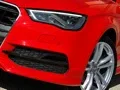 We go around the three-box Audi A3 Limousine from the rear