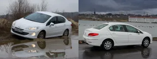 Дивимось на седан Peugeot 408 під різними кутами