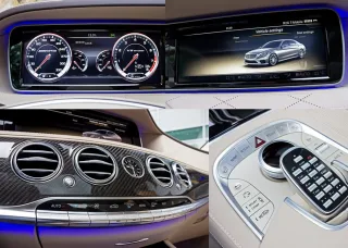 Roaring in the all-weather super sedan Mercedes S 63 AMG 4Matic