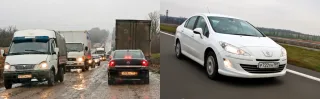 Дивимось на седан Peugeot 408 під різними кутами