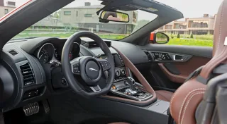 We revel in the voice of the 500-horsepower Jaguar F-type V8S roadster