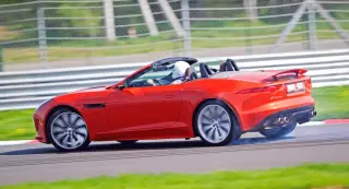 We revel in the voice of the 500-horsepower Jaguar F-type V8S roadster