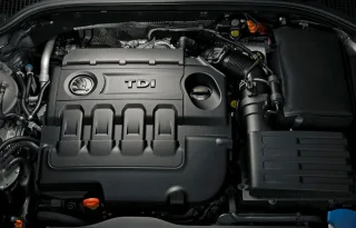 Exploring the luggage compartment of the Skoda Octavia Combi station wagon