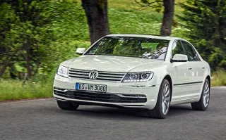 We portray underground oligarchs in a Volkswagen Phaeton sedan