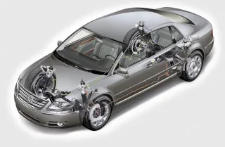 We portray underground oligarchs in a Volkswagen Phaeton sedan