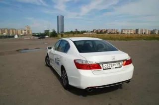 Test Honda Accord in Kazakhstan