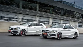 Стріляємо дуплетом Mercedes-Benz A 45 AMG і CLA 45 AMG
