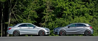 Стріляємо дуплетом Mercedes-Benz A 45 AMG і CLA 45 AMG
