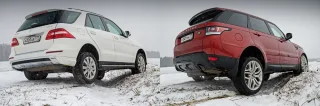 Лишаємо Mercedes ML задоволення зжерти Range Rover Sport