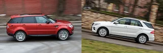 Лишаємо Mercedes ML задоволення зжерти Range Rover Sport