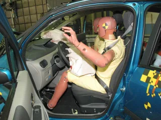 Frontal impact driver