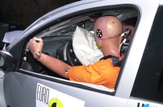 Frontal impact driver