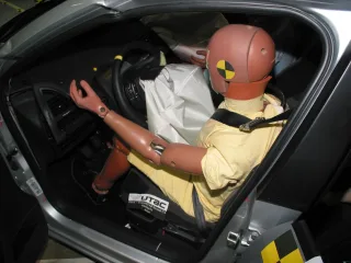 Frontal impact driver