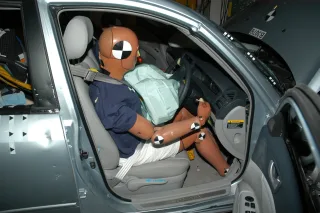 Frontal impact driver