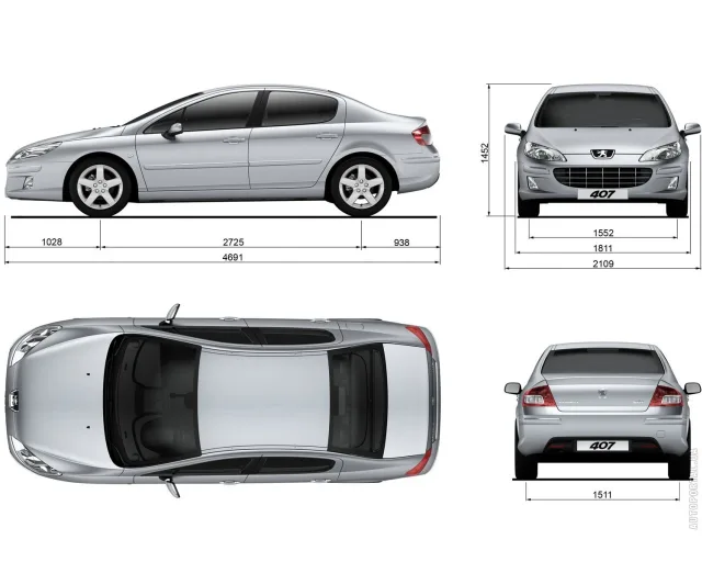 Peugeot 407 sedan — 12
