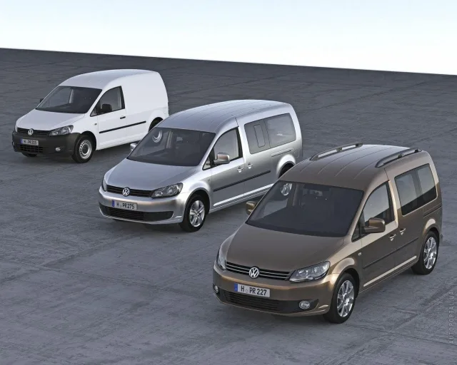 Volkswagen Caddy 2010 (Фольксваген Кадди) микровэн — 6