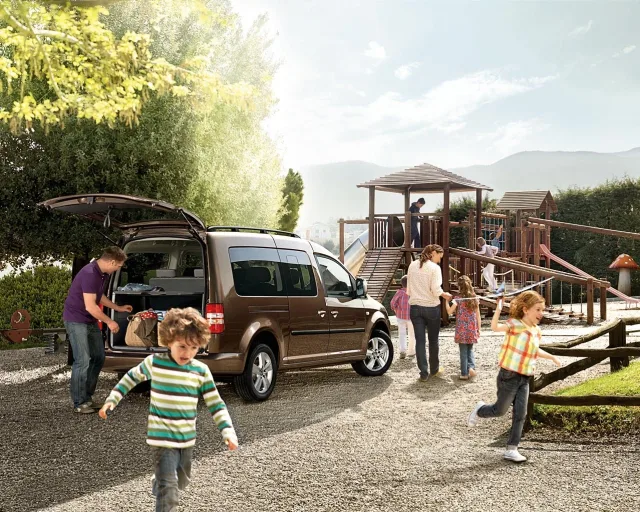 Volkswagen Caddy 2010 (Фольксваген Кадди) микровэн — 5