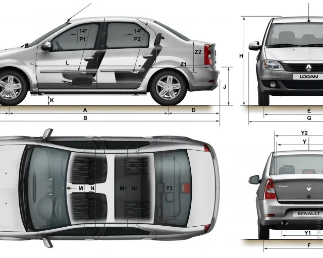 Renault Logan 2008 (Рено Логан) cедан — 8