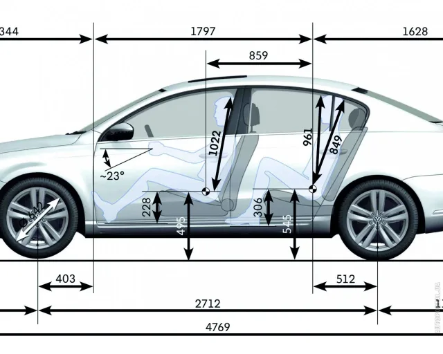 Volkswagen Passat 2011 седан — 15
