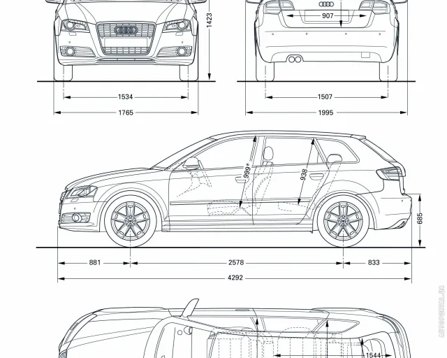 Audi A3 Sportback 2009 5-дверний хетчбек — 10