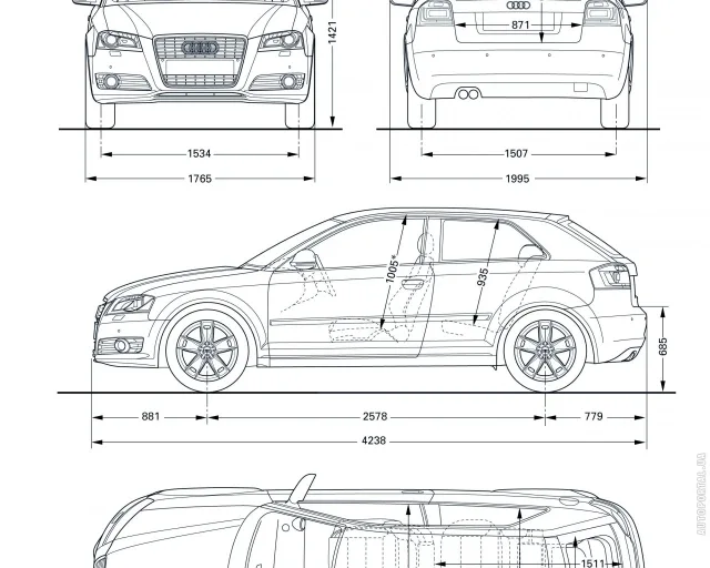 Audi A3 2009 (Ауди А3) 3-х дверный хэтчбек — 12