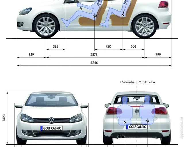 Volkswagen Golf Cabriolet кабріолет — 15