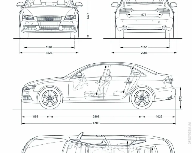 Audi A4 2008 седан — 17