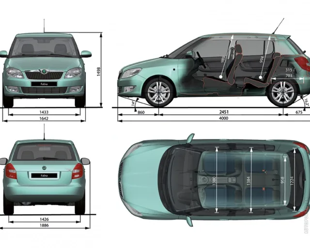 Skoda Fabia 2010 хетчбек — 14