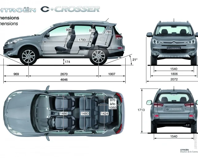 Citroen C-Crosser (Ситроен С-Кроссер) кроссовер — 25