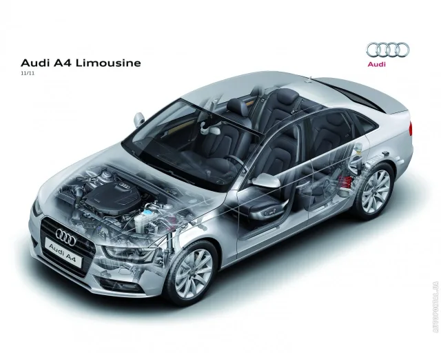 Audi A4 2012 (Ауди А4) седан — 13