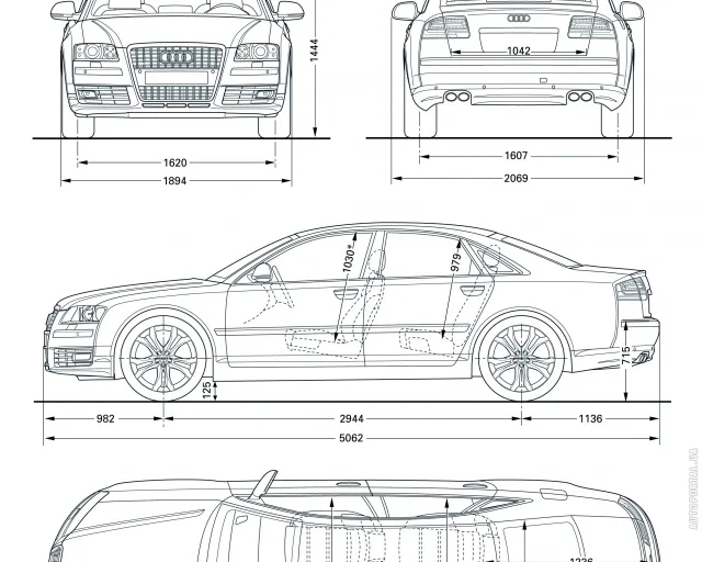 Audi S8 2007 седан — 7