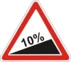 Steep ascent