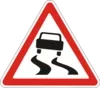 Slippery road