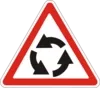 Intersection with circular traffic