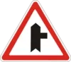 Adjoining of a secondary road