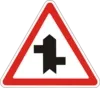 Adjoining of a secondary road
