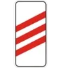 Approach to a railway crossing