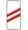 Approach to a railway crossing