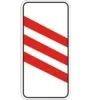 Approach to a railway crossing