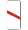 Approach to a railway crossing