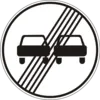 End of overtaking prohibition