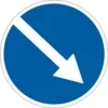 Pass obstacle on the right