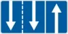 Direction of travel along lanes
