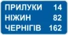 Distance sign