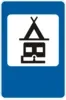 Area for auto tourist camp and trailer parking at camping