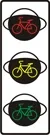 Traffic light for cyclists